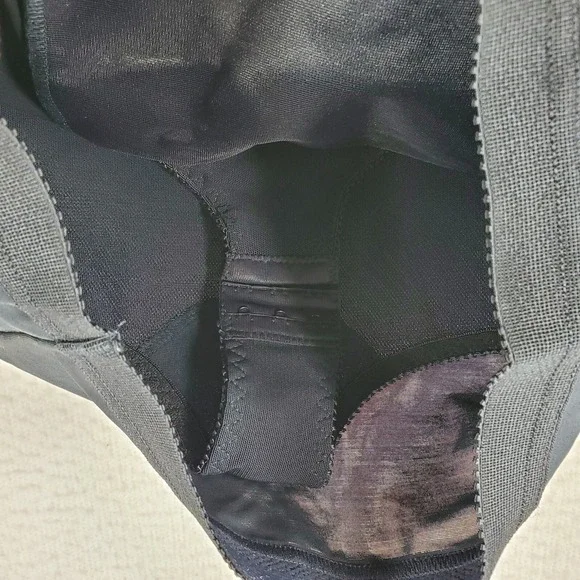 Empire Intimates Black Half Slip Panty Size Large Waist 29-30 Girdle Shaper - Picture 2 of 6